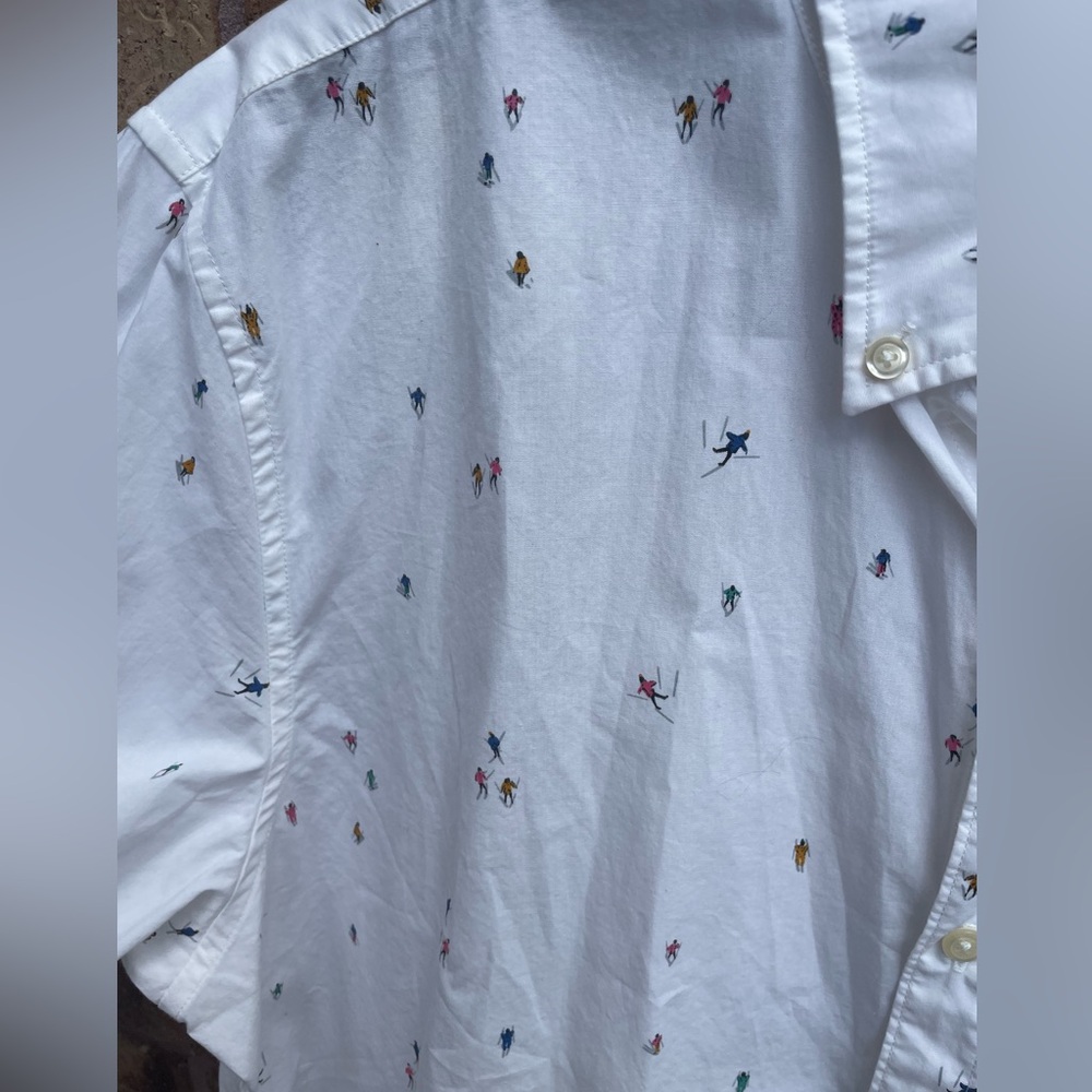 ⛷️BONOBOS Ski Theme 100% Cotton Shirt ⛷️ - Picture 9 of 13